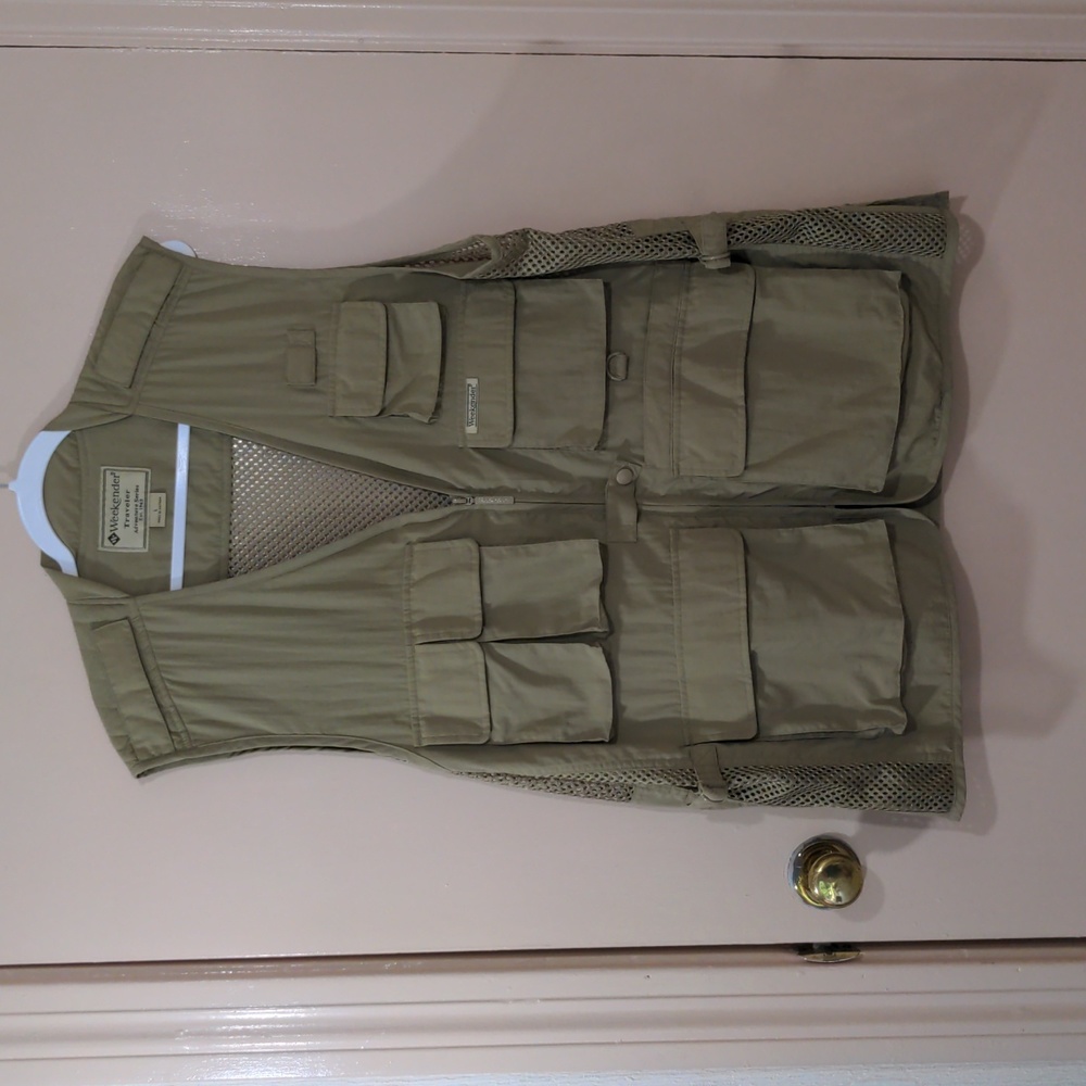 Weekender Traveler Air vest,  unisex L, khaki, LIKE NEW!